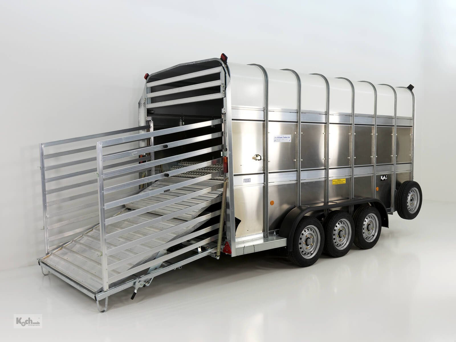 Anhänger of the type Ifor Williams Viehanhänger TA510 178x434 Höhe:213 3,5t|Tridem|Doppelstock (Vi11651939Iw), Neumaschine in Winsen (Luhe) (Picture 1)